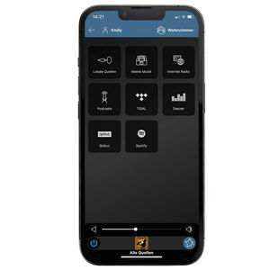 aplicación para móviles de audio