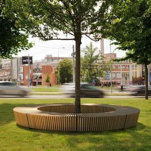 banco para jardín contemporáneo