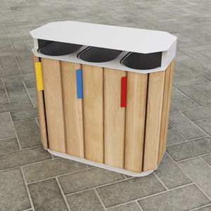 cubo de basura público