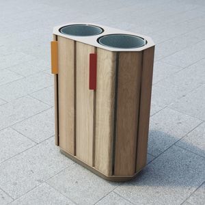 cubo de basura público