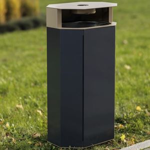 cubo de basura público
