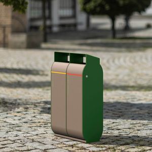 cubo de basura público