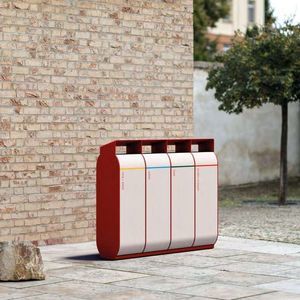 cubo de basura público