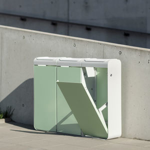cubo de basura público