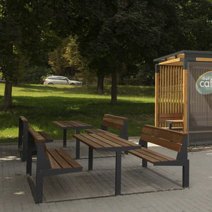 mesa de pícnic contemporánea