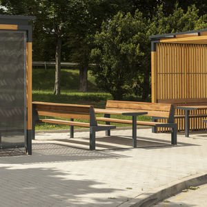 mesa de pícnic contemporánea
