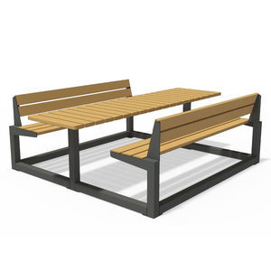 mesa de pícnic contemporánea