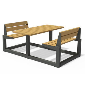 mesa de pícnic contemporánea