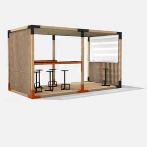 cabina de concentración modular