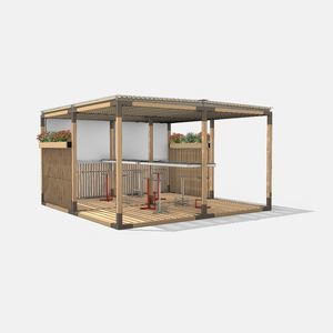 cabina de concentración modular