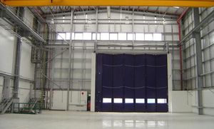 puertas industriales plegables
