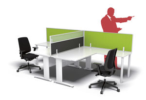separador para oficina de suelo