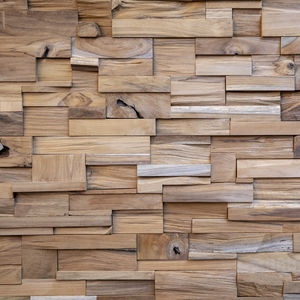 revestimiento de pared de teca