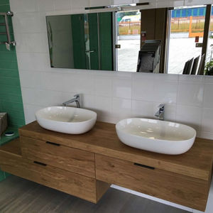 mueble de lavabo doble