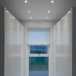 downlight empotrable de techo / LED / redondo / de vidrio