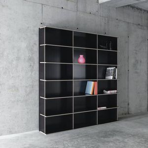 biblioteca modular / contemporánea / para oficina / de contrachapado