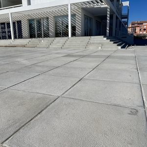 solería de hormigón