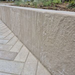 muro de hormigón