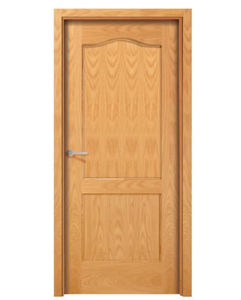 puerta de interior / abatible / de nogal