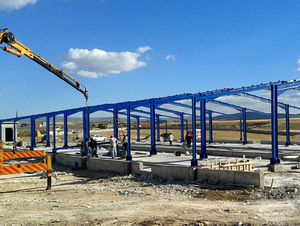 hangar de acero galvanizado