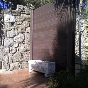 valla de rejilla plastificada