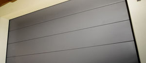 puertas de garaje seccionales / de aluminio / automáticas