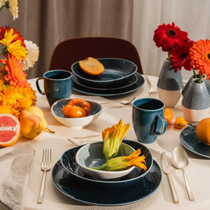 servicio de mesa de porcelana