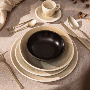 servicio de mesa de acero inoxidable
