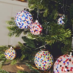 decoración para árbol de Navidad de vidrio soplado