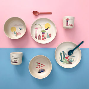 servicio de mesa de melamina para alimentos