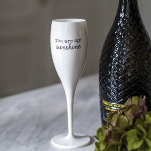 copa de cava de plástico reciclado