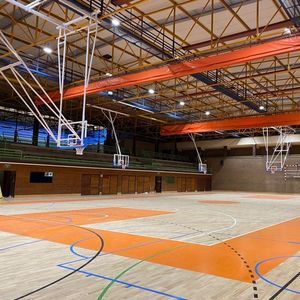 canasta de baloncesto de interior
