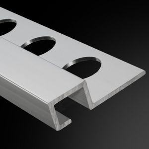 perfil de acabado aluminio