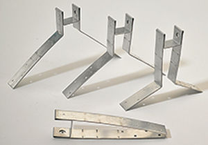 sistema de fijación de acero galvanizado