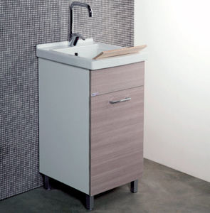 mueble para fregadero de madera