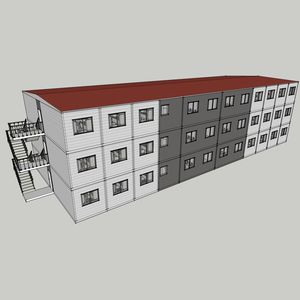edificio prefabricado / para vivienda comunitaria / contemporáneo