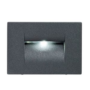 luminaria empotrable de pared / LED / rectangular / de exterior
