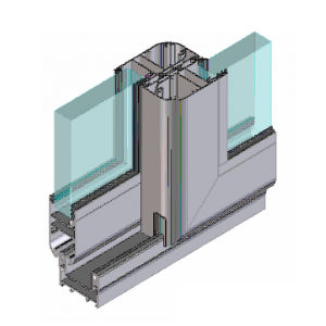 perfil para puerta de aluminio