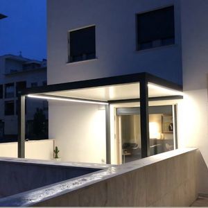 pérgola adosada