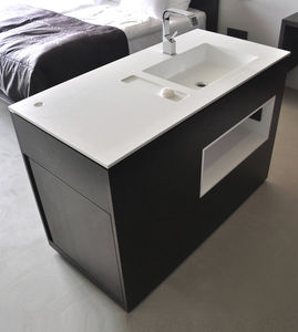 mueble de lavabo de pie