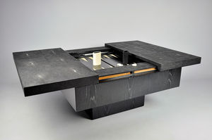 mesa de backgammon contemporánea