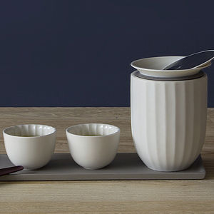 juego de té de porcelana
