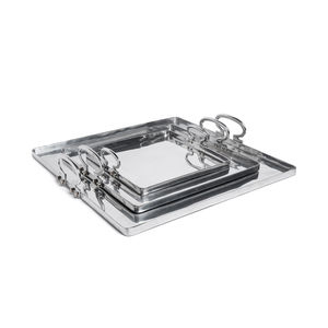 bandeja de servicio de aluminio