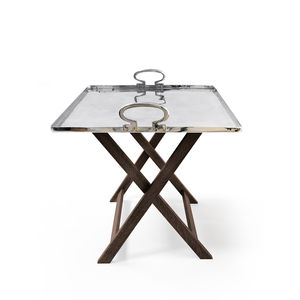 base de mesa de madera