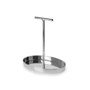 bandeja de servicio de aluminio