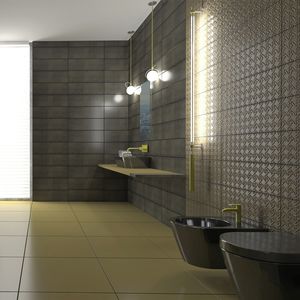 baldosa de interior / de pared / de lava / rectangular