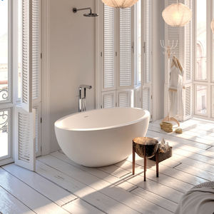 bañera ovalada