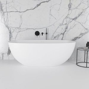 bañera ovalada