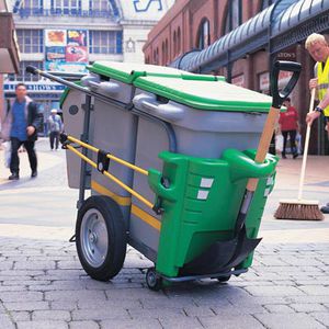 carrito para desechos