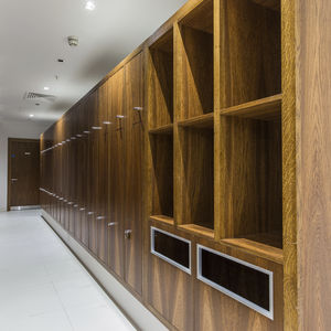 taquilla de vestuario de madera